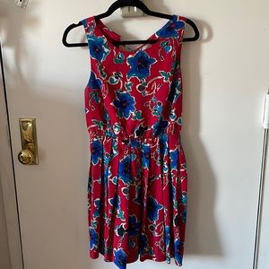 Reformed by The Reformation pleated mini dress